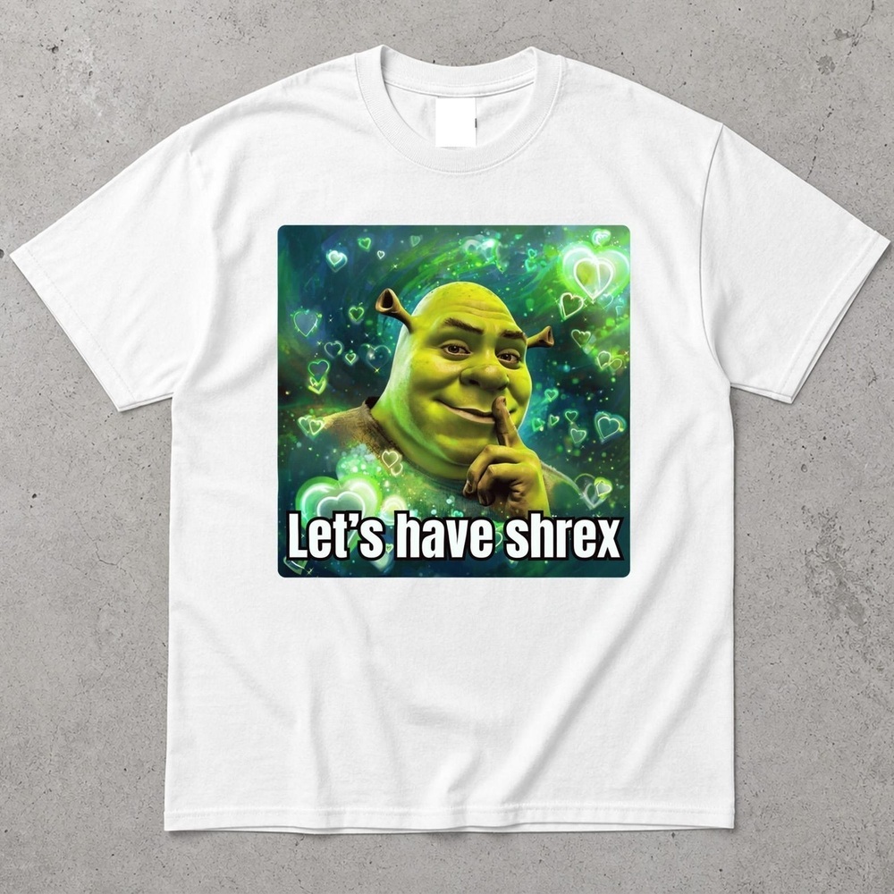 Shrek T-Shirt, Fun Animated Tee, Cute   Hearts Shirt